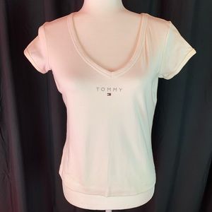 Tommy Hilfiger white tee size M